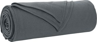 vidaXL Manta Gris Oscuro 210 X 140 Cm 0.41 Kg Lana Vidaxl
