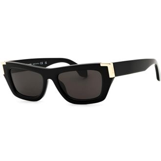 Palm Angels Mens Accessories Malibu Rectangle Sunglasses in Black/Dark Grey - One Size