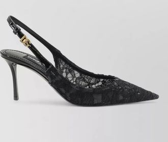 Dolce & Gabbana lace slingback pumps