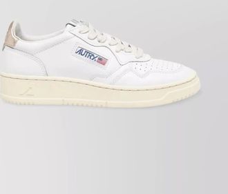 Autry low top sneakers featuring perforated detail