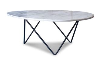 PIB Mesa de centro de marmol blanco