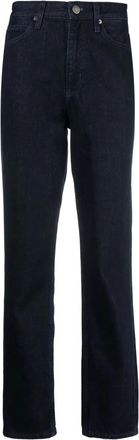 Calvin Klein high-rise straight-cut jeans - Blue