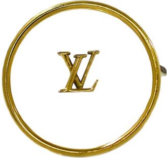 Louis Vuitton Gold Plating Band Ring (Pre-Owned)