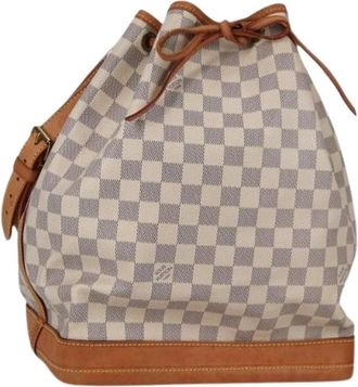 Louis Vuitton Pre-owned Canvas Bucket Bag - Dames - Vintage Tas - Wit - ONE Size - Vintage