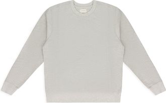 Aimé Leon Dore OFF-WHITE HERRINGBONE TERRY SWEATSHIRT