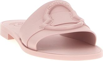 Moncler Womens Multicolor Elastane Slides Shoe