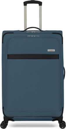 WALLYBAGS Stratford Softside 29 Large Checked Spinner Luggage in Teal at Nordstrom