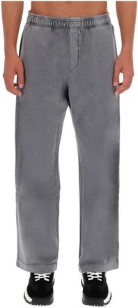 Versace Jeans Couture Cotton Straight Broeken - Heren - Straight fit broeken - Grijs - S - Katoen - Broeken