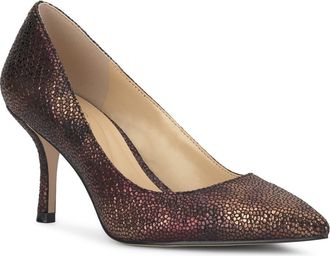 Jessica Simpson Voemi Pointed Toe Pump in Bronze Multi at Nordstrom, Size 7.5