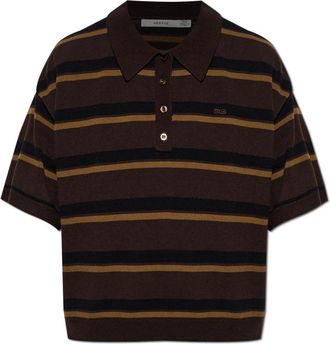 Gestuz Tops, Dames, Bruin, L, Polyester, GZtaia Polo
