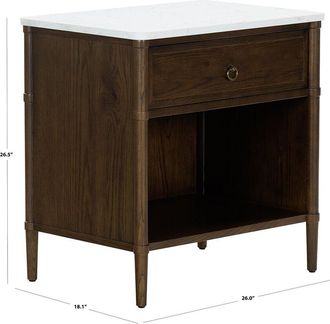 Safavieh Couture Alexarose 1-Drawer Nightstand