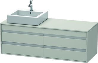 Duravit Duravit - Mueble Bajo Lavabo 550x1400x496m Ketho Con Iluminaci&oacute;n Li Concrete