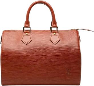 Louis Vuitton Pre-owned Speedy 25 - Dames - Vintage Handtas - Bruin - ONE Size - Leer - Vintage