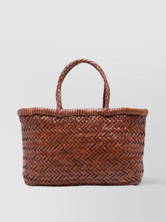 Dragon Diffusion mini flat gora leather tote bag