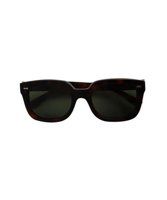 Gucci Pre-owned Mens 0912S Rectangular Tortoise Shell Sunglasses in Brown Plastic - One Size