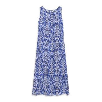 Maliparmi Dreamscape Ikat Jurk - Dames - Maxi kleedjes - Blauw - L - Kleedjes