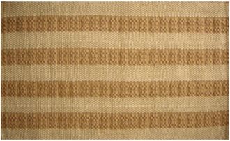 Imports Decor Natural Stripes Jute Rug, 100% Handwoven Jute Indoor Area Rug, Eco-Friendly Natural Fiber Floor Rug for Living Room & Entryway