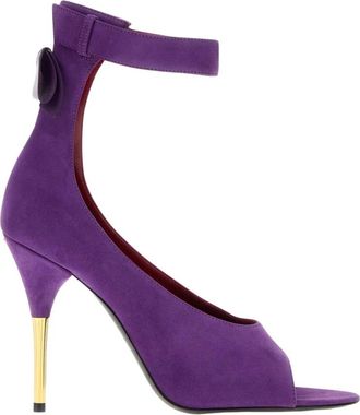 Valentino Garavani Fatale 105 - Dames - Sandalen met hakken - Paars - 40 EU - Leer - Schoenen