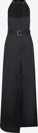 Tom Ford Langes Kleid mit Rundhalsausschnitt aus Cr&ecirc;pe-Satin