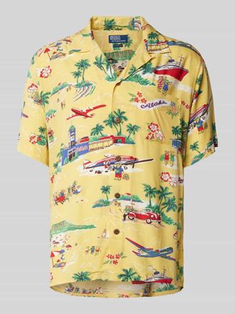 Polo Ralph Lauren Classic Fit Freizeithemd mit Reverskragen in GELB, Größe M