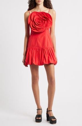 Farm Rio Red Balloon Minidress at Nordstrom Rack, Size Xx-Small