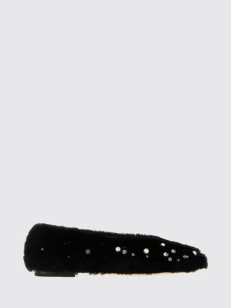 Jimmy Choo London Ballerine Margot in pelle dagnello con perle e cristalli applicati