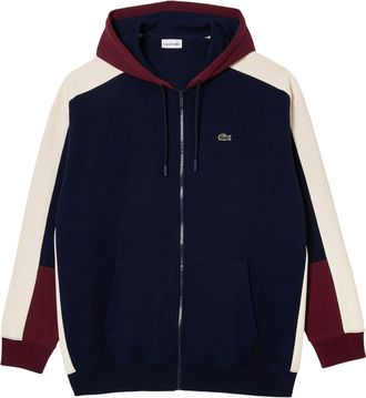 Lacoste Heren Logo Full Zip Hoodie (Marine)