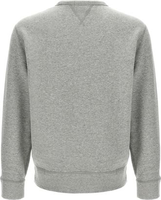 Polo Ralph Lauren Logo-Embroidered Cotton Blend Sweatshirt - Gray