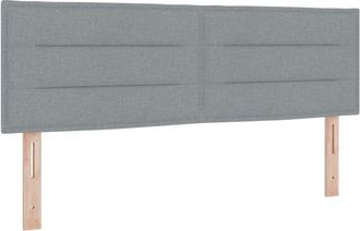 vidaXL Cabecero Otro Con Cabecera Gris Claro 140 Cm Tela Vidaxl