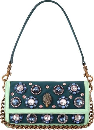 Kurt Geiger Sloane Gem Schoudertas - Dames - Schoudertassen - Groen - ONE Size - Tassen