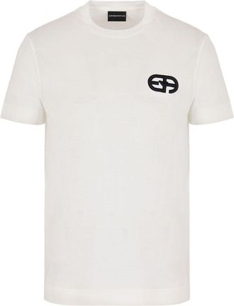 Emporio Armani Logo Cotton Blend T Shirt