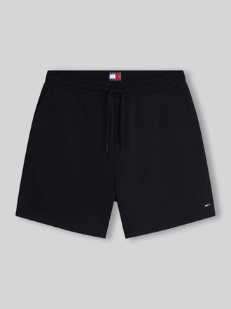 Tommy Jeans Relaxed Fit Bermuda aus Baumwoll-Mix mit Tunnelzug in Black, Gr&ouml;&szlig;e XXL