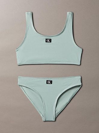 Calvin Klein Bikini con corpi&ntilde;o para ni&ntilde;a - CK Monogram