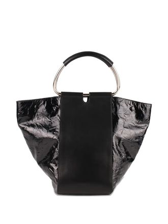 Stée Neo leather top-handle tote bag - women - Calf Leather - One Size - Black