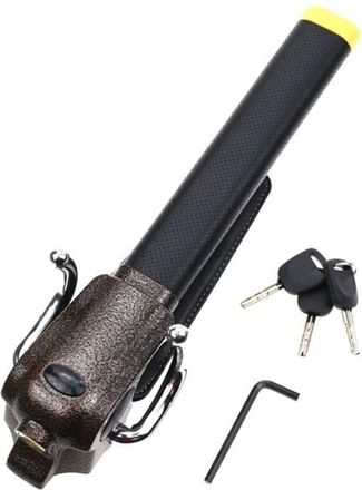 OEM Bloqueo De Volante De Coche, Bloqueo De Seguridad Antirrobo Universal Para Volante Con 3 Llaves Para Coche, Cami&oacute;n, Todoterreno O Furgoneta