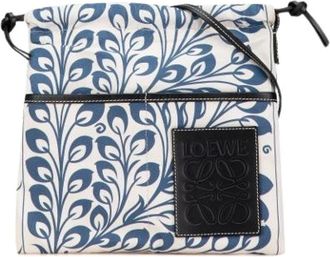 Loewe Pre-owned Cross Body Bags, female, Blue, Size: ONE SIZE Pre-owned Crossbody Bag