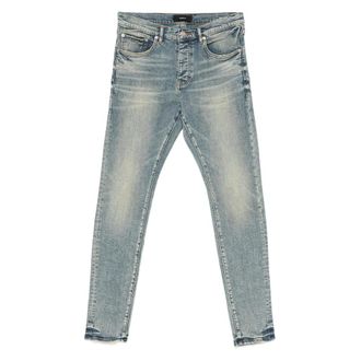 Purple Belt-loop Jeans