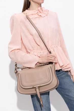 Chlo&eacute; Marcie Small Hand Bag, Womens, Beige