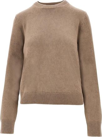 Max Mara Maglione a coste - Marrone