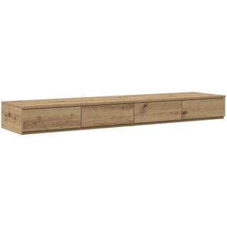 vidaXL Vidaxl - Cajones De Cama Con Caj&oacute;n Roble Artisan 140 X 36.5 X 16.5 Cm
