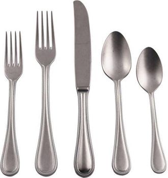 Mepra Perla Pewter Flatware Set - 5 Pieces in Pewter Silver at Nordstrom