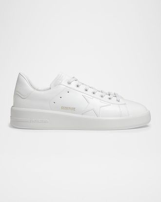 Golden Goose Men & apos;s Pure Star Leather Low-Top Sneakers