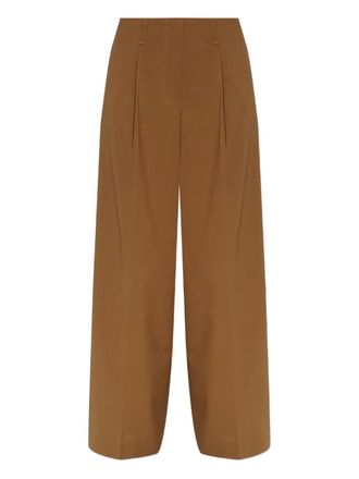 Lacoste Pantaloni plissé - Marrone