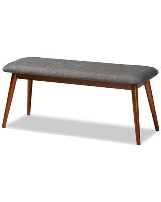 Design Studios Dnu Design Studios Flora Ii Mid-Century Modern Dining Bench