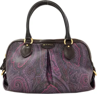 Etro Purple Pvc Tote Bag (Pre-Owned)