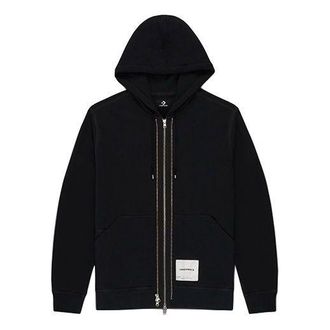 Converse Mens Converse x Slam Jam Crossover Back Logo Sports Hooded Jacket Black 10022282-A01