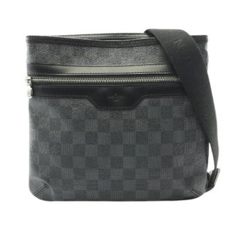 Louis Vuitton Pre-owned Cross Body Bags, male, Black, Size: ONE SIZE Pre-owned Thomas Damier Graphite Shoulder Bag