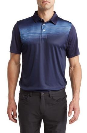 PGA TOUR Short Sleeve Amplified Space Dye Polo Shirt in Peacoat at Nordstrom Rack, Size Xx-Large