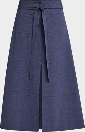 Tanya Taylor Hudson A-Line Midi Skirt