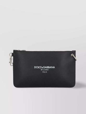 Dolce & Gabbana calf leather clutch bag